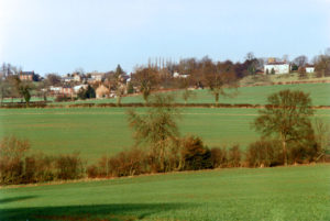 View of the village from the south